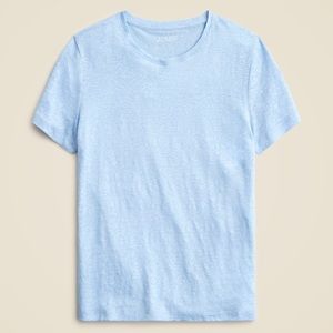 J. Crew New relaxed linen T-shirt